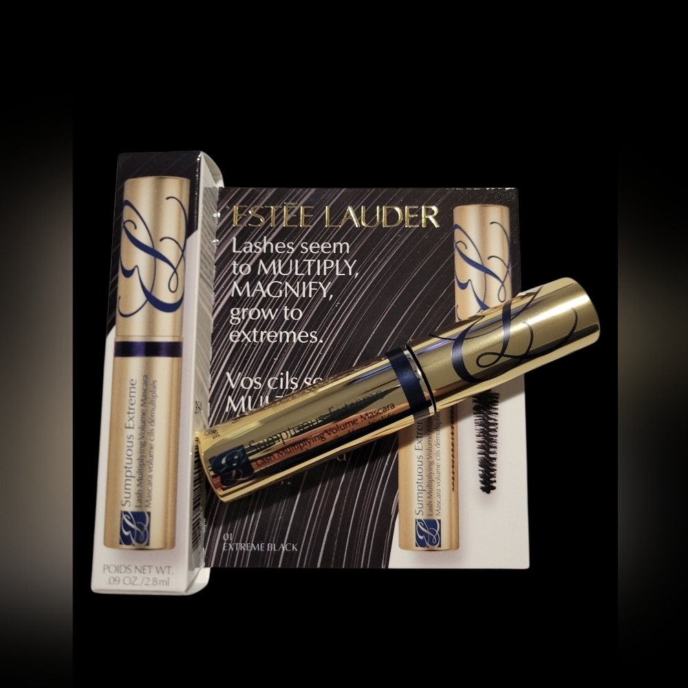 Estee Lauder Travel Size Sumptuous Extreme Mascara - Bold Black- NEW!!